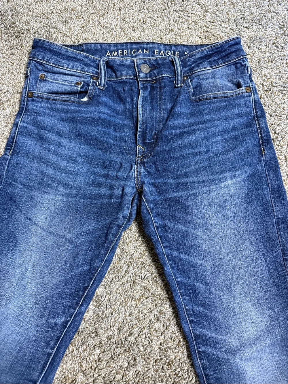 American Eagle Outfitters Slim Men's Jeans - Dark Blue Wash